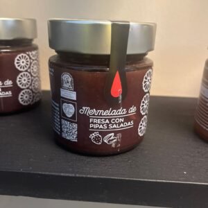 Mermelada Fresas con Pipas Saladas 🍓🌻